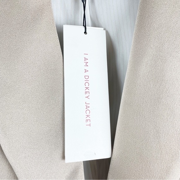 Veronica Beard Long and Lean Dickey Jacket Sand Size 2 Business Casual Neutral - Picture 7 of 10